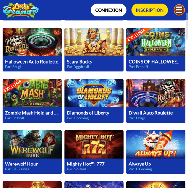 Lucky Treasure Casino – Recherche, jeux populaires